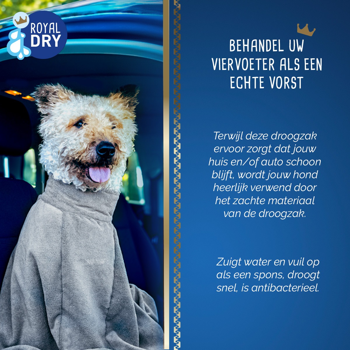Royal Dry Doggy Bag Droogzak XS - Afbeelding 6