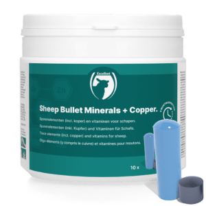 Excellent Sheep Bullet Minerals + Koper 10 st