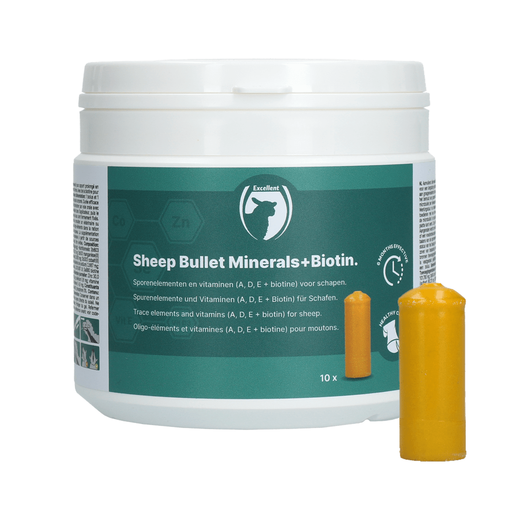 Excellent Sheep Bullet Minerals + Biotin 10 stuks