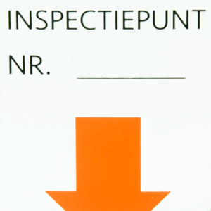 Sticker Inspectiepunt