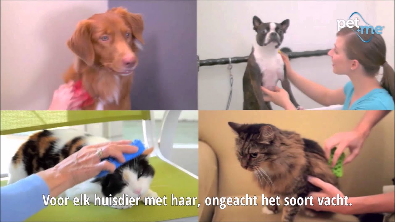 Pet+Me Dog Hair Brush Lang haar Rood - Afbeelding 6