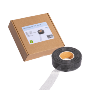 Ventilatieband RVS Zwart 30 m x 5 cm