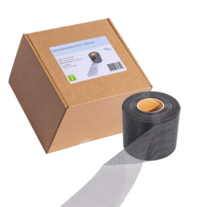 Ventilatieband RVS Zwart 30 m x 15 cm