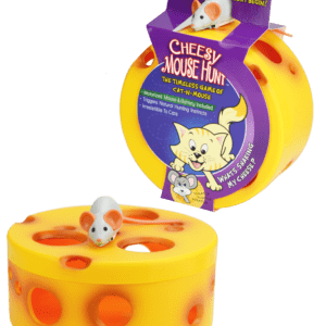 VisionSmart Cheesy Mouse Hunt Cat Toy