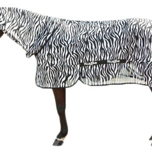 Vliegendeken Zebra incl. nekdeel 205 cm