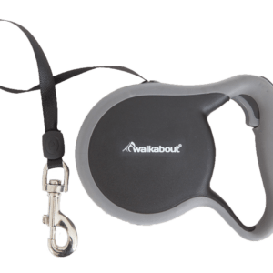 Walkabout Retractable Leash Zwart XS