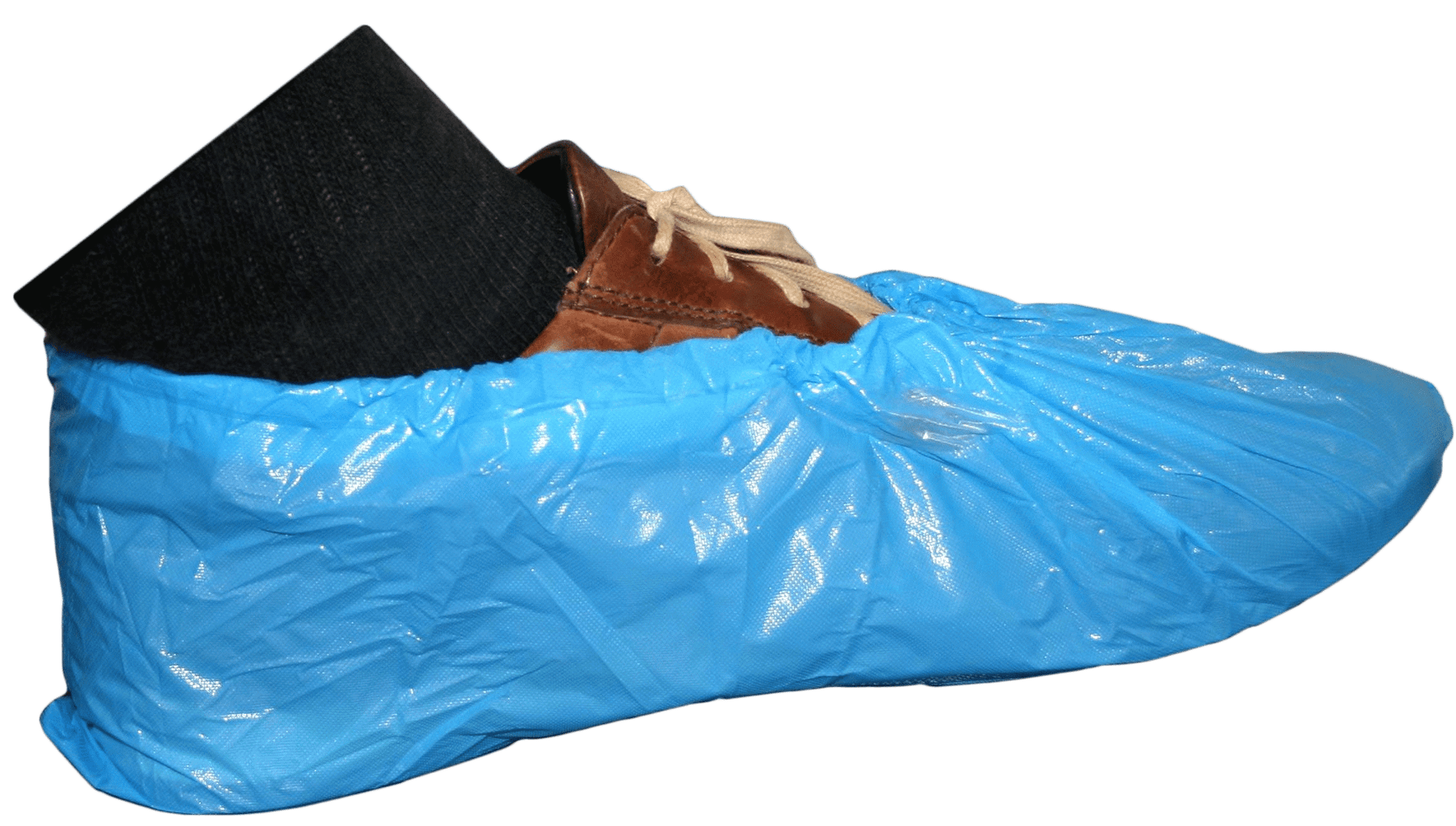 Wegwerp overschoen blauw CPE