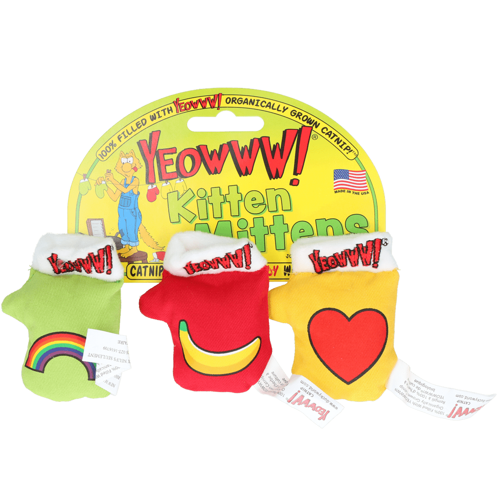 Yeowww! Kitten Mitten 3-pack