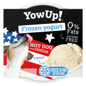 YowUp! Frozen Yoghurt Hot dog met Kaas