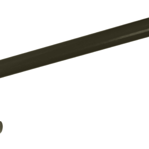 Zadelhouder 44cm rond metaal zwart