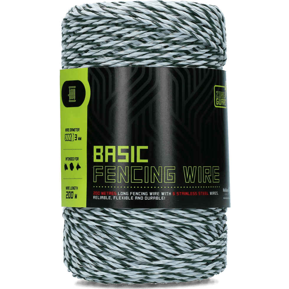 Zoneguard Basic Afrasteringsdraad 3 mm 200 m