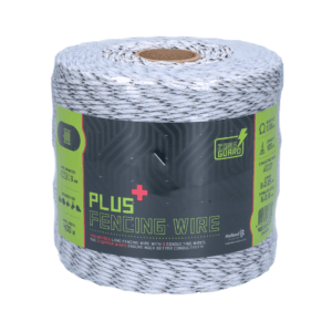 ZoneGuard 3 mm Plus afrasteringsdraad wit en zwart 400 m