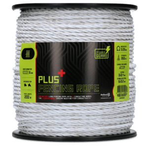 ZoneGuard 6 mm Plus afrasteringskoord wit 200 m