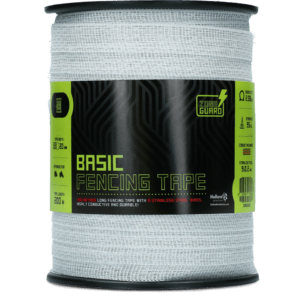 ZoneGuard 20 mm Basic afrasteringslint wit 200 m (9 draden)