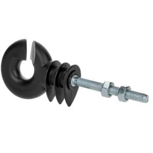 ZoneGuard Ringisolator zwart met moer (mdk)